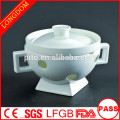 High quality hotel restaurant Chinese traditional porcelain soup bowl tureen